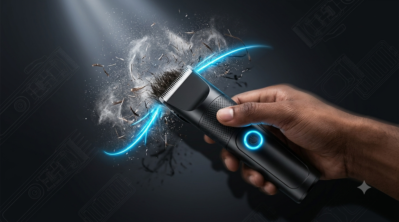 Electric Cordless Hair Clipper – Professional Rechargeable Beard & Hair Trimmer